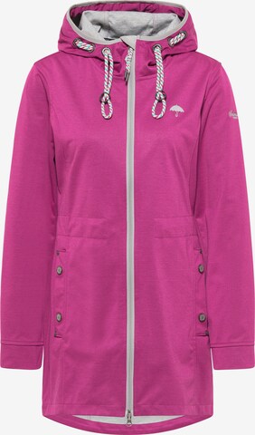 Veste fonctionnelle 'Kianna' Schmuddelwedda en rose : devant