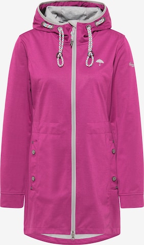 Veste fonctionnelle 'Kianna' Schmuddelwedda en rose : devant