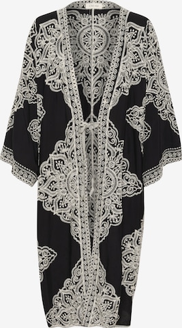 Cream Kimono 'CRTyla' in Black: front