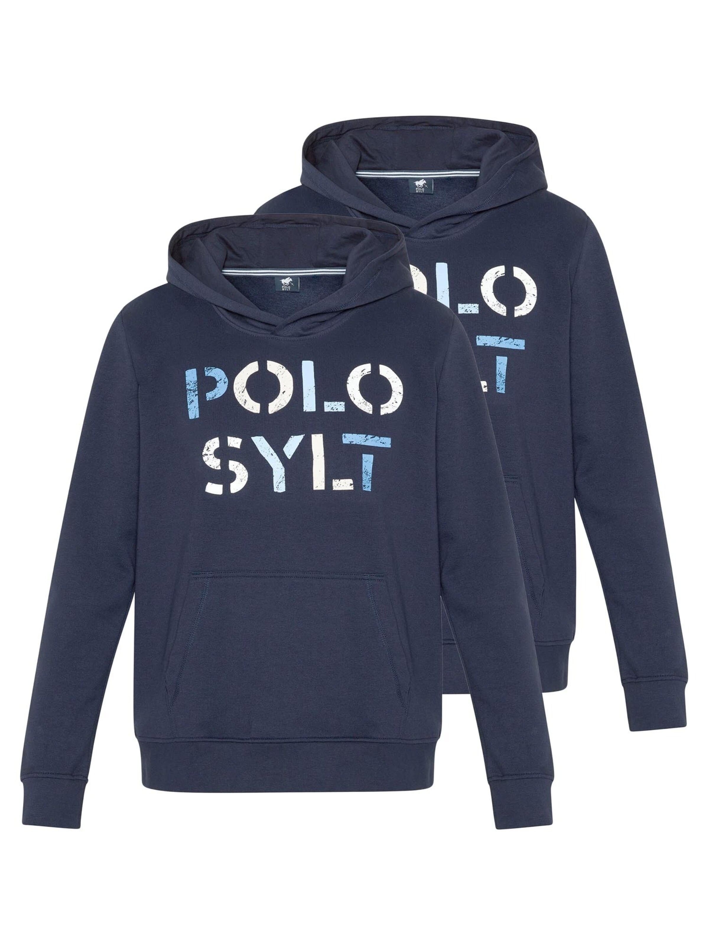 Polo Sylt Sweatshirt 'Basic' in Blue: front