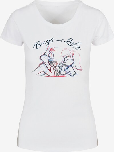 ABSOLUTE CULT Shirt 'Looney Tunes - Bugs and Lola' in de kleur Blauw / Rood / Wit, Productweergave