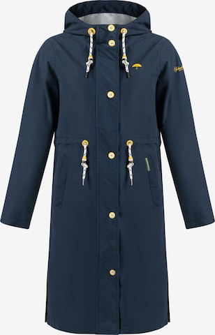 Schmuddelwedda Raincoat in Blue: front