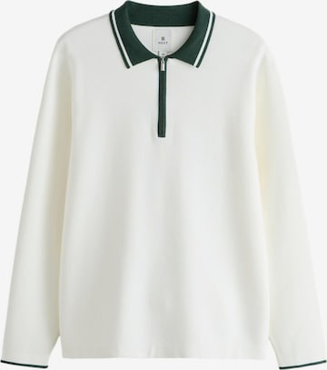 balta Next Megztinis: priekis