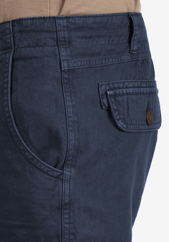 !Solid Regular Cargoshorts 'Vizela' in Blau