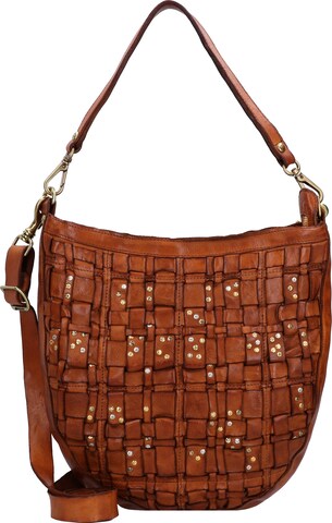 Campomaggi Shoulder Bag in Brown: front