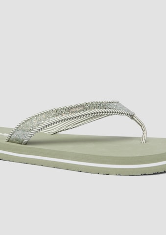 Flip-flops de la s.Oliver pe verde