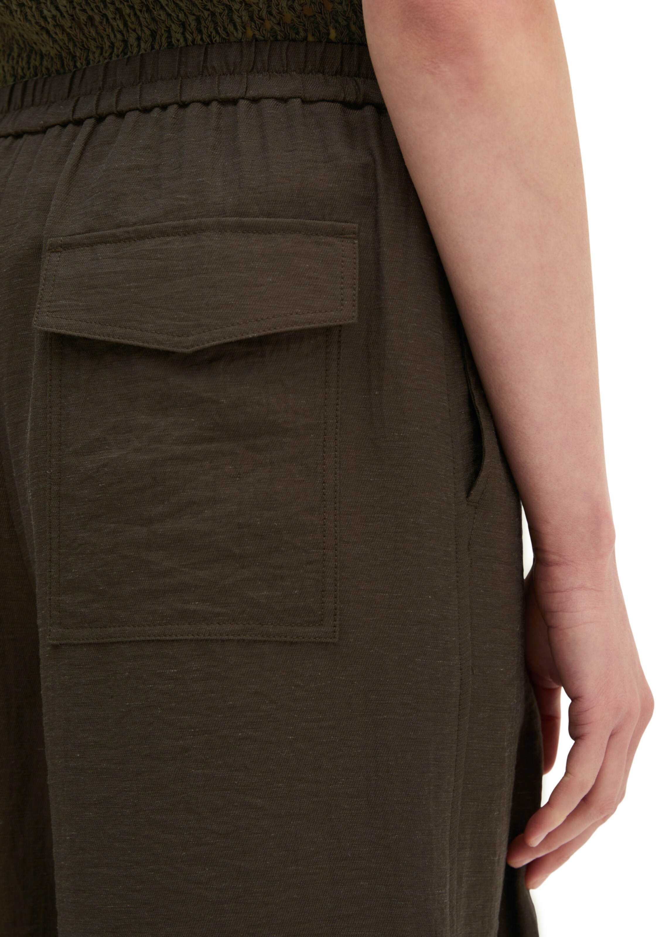 Marc O'Polo Loose fit Trousers in Brown
