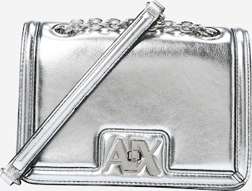 ARMANI EXCHANGE - Bolso de hombro en plata: frente
