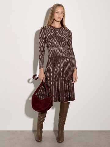 Apricot Dress ' Midikleid ' in Brown: front