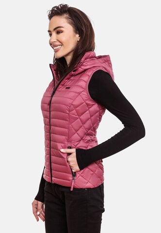 MARIKOO Vest 'Hasenpfote' i pink