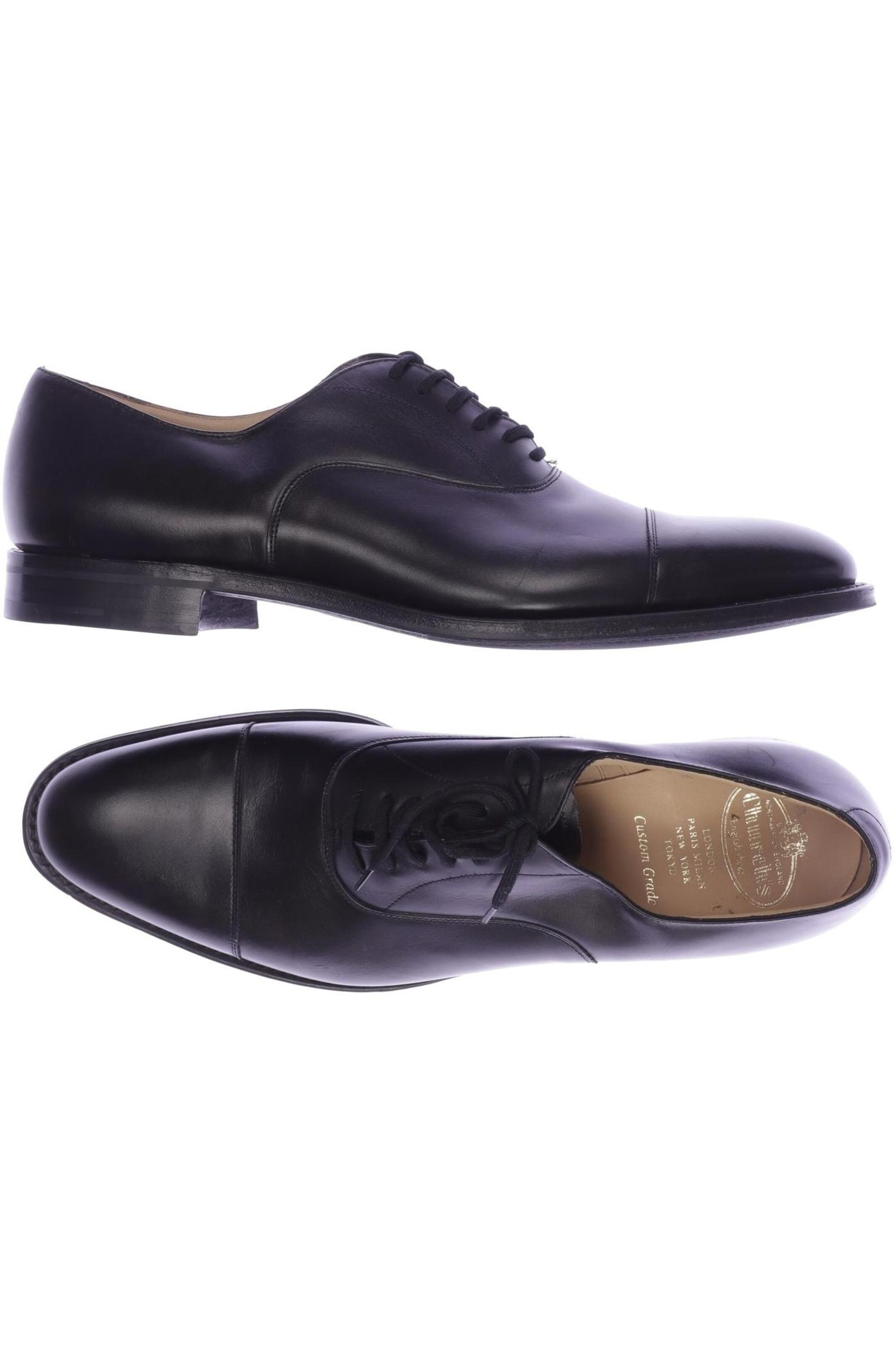 Church's Flats & Loafers in 47 in Black: front