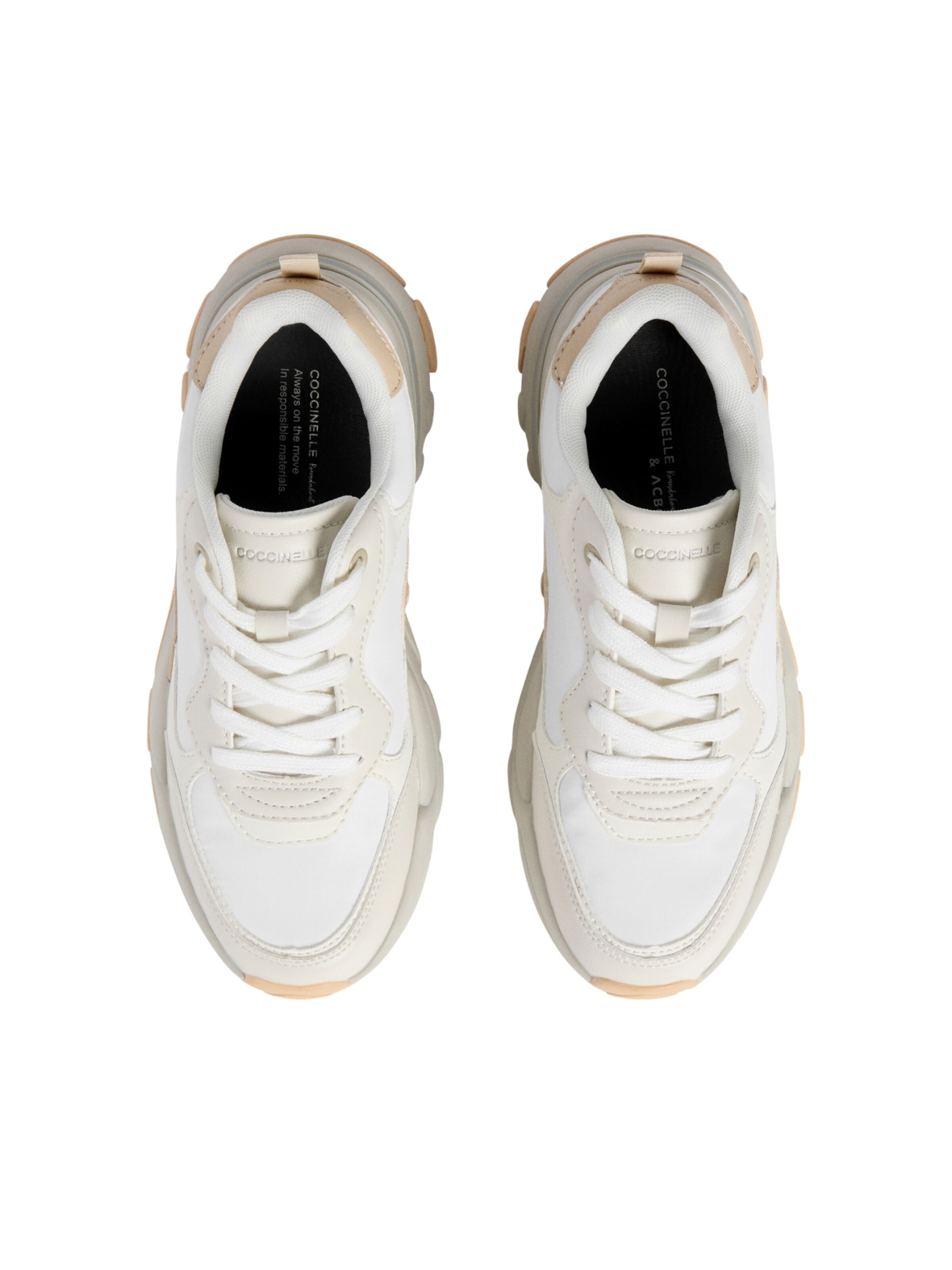 Coccinelle - Zapatillas de running 'C-RUN 02' en blanco