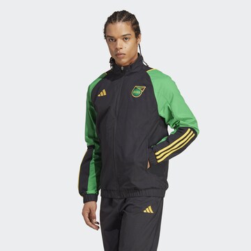 ADIDAS PERFORMANCE Sportsweatjacke 'Jamaika' in Schwarz: Vorderseite