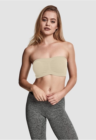 Bandeau Haut Urban Classics en beige : devant