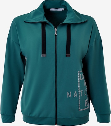 Navigazione Zip-Up Hoodie in Blue: front