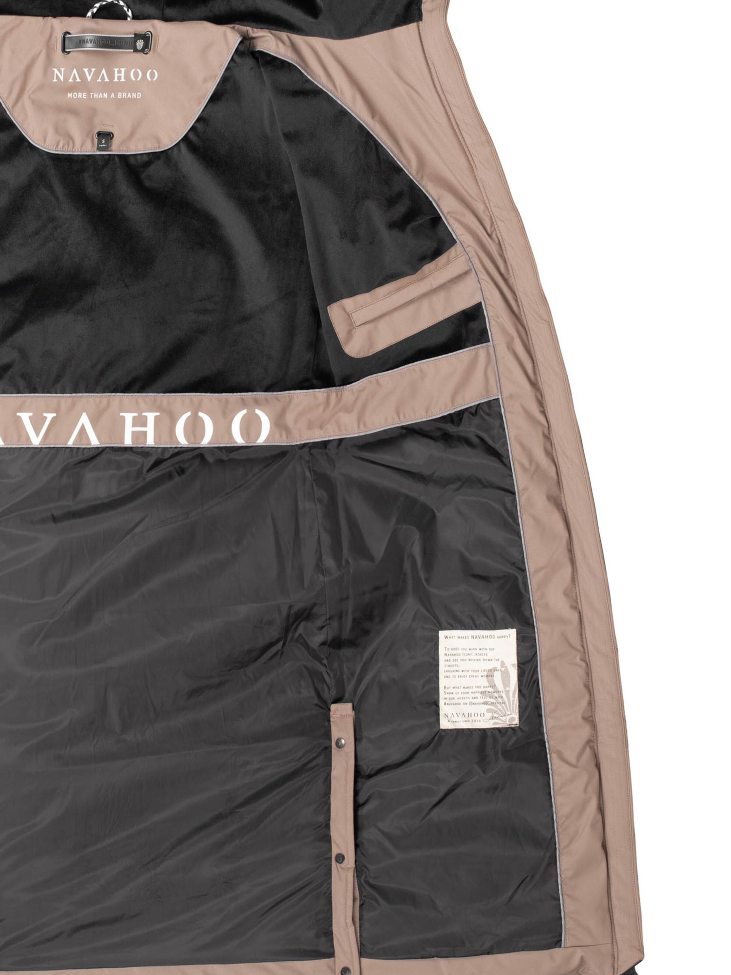 NAVAHOO Wintermantel ' N009 ' in Grijs