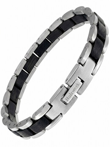 Holzwerk - Pulsera 'CARPSEE' en plata: frente