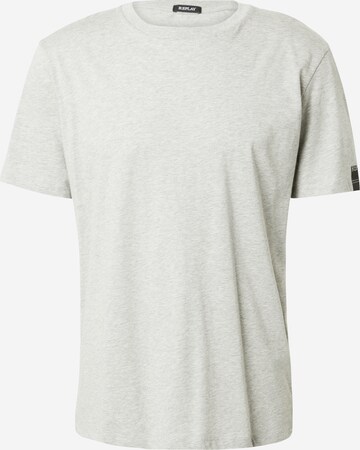 T-Shirt REPLAY en gris : devant