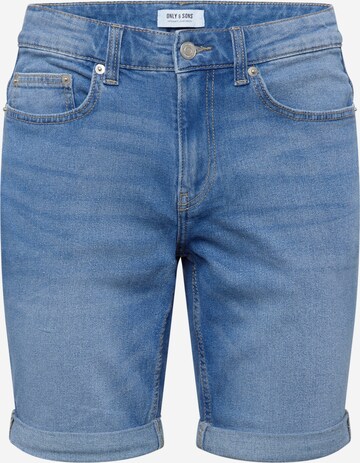 Only & Sons Slim fit Jeans 'PLY 9289' in Blue: front