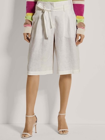 Loosefit Pantalon à pince MADELEINE en blanc : devant