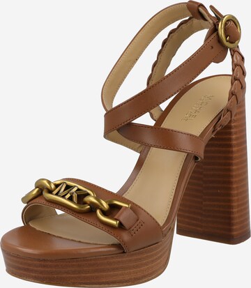 MICHAEL Michael Kors Sandals 'KAILEY' in Brown: front