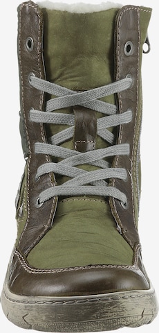 KACPER Lace-Up Boots in Green