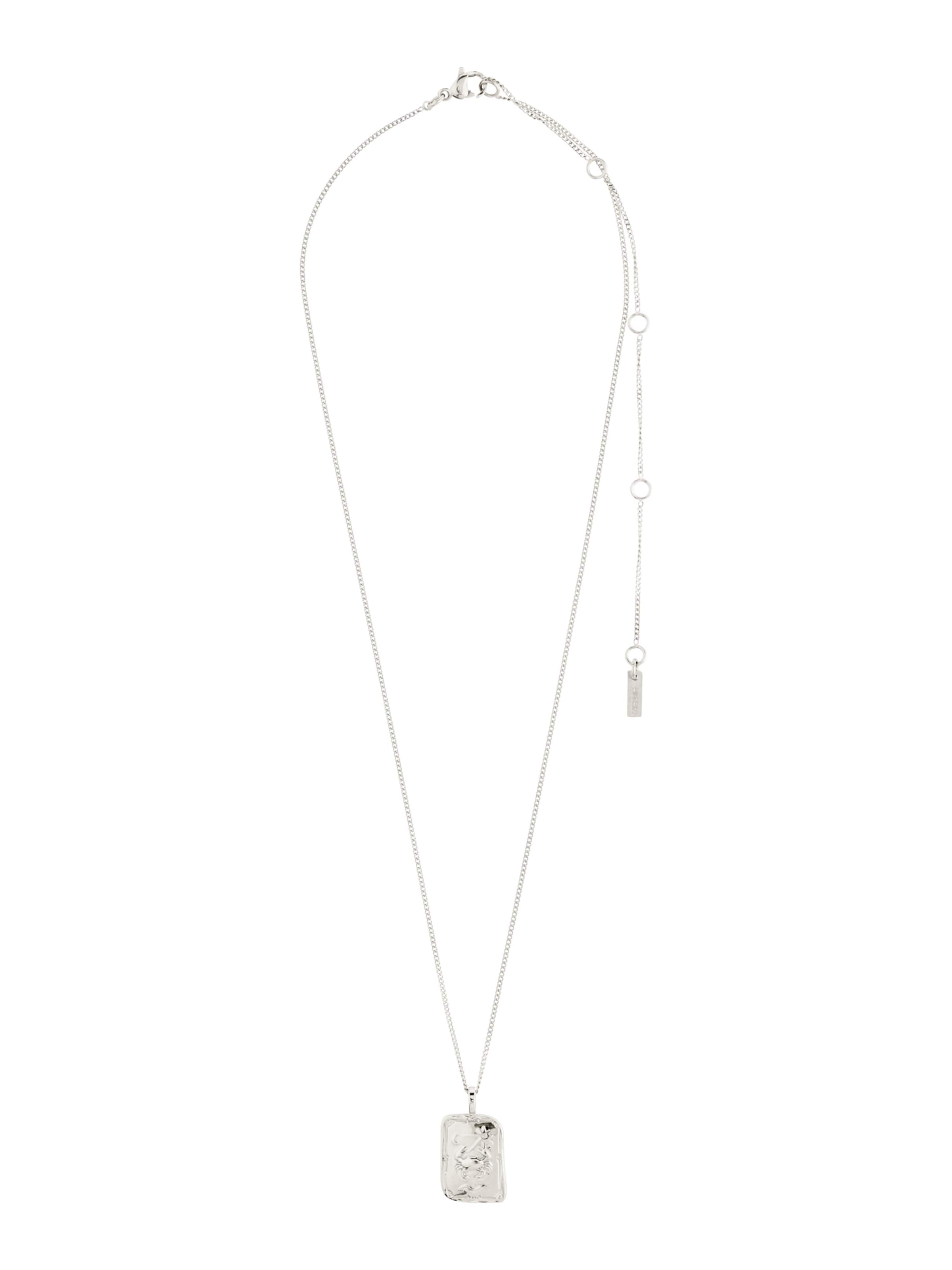 Pilgrim Цепочка 'Zodiac Sign Cancer' в Серебристый: спереди