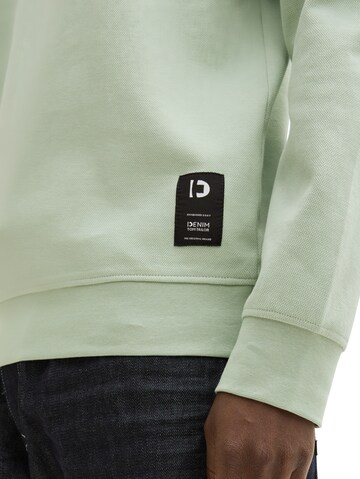 TOM TAILOR DENIM Sweatshirt in Groen
