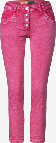 CECIL Slim fit Jeans in Pink: front