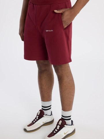 YSPT Studio Loosefit Sporthose 'Ruby' in Rot: Vorderseite