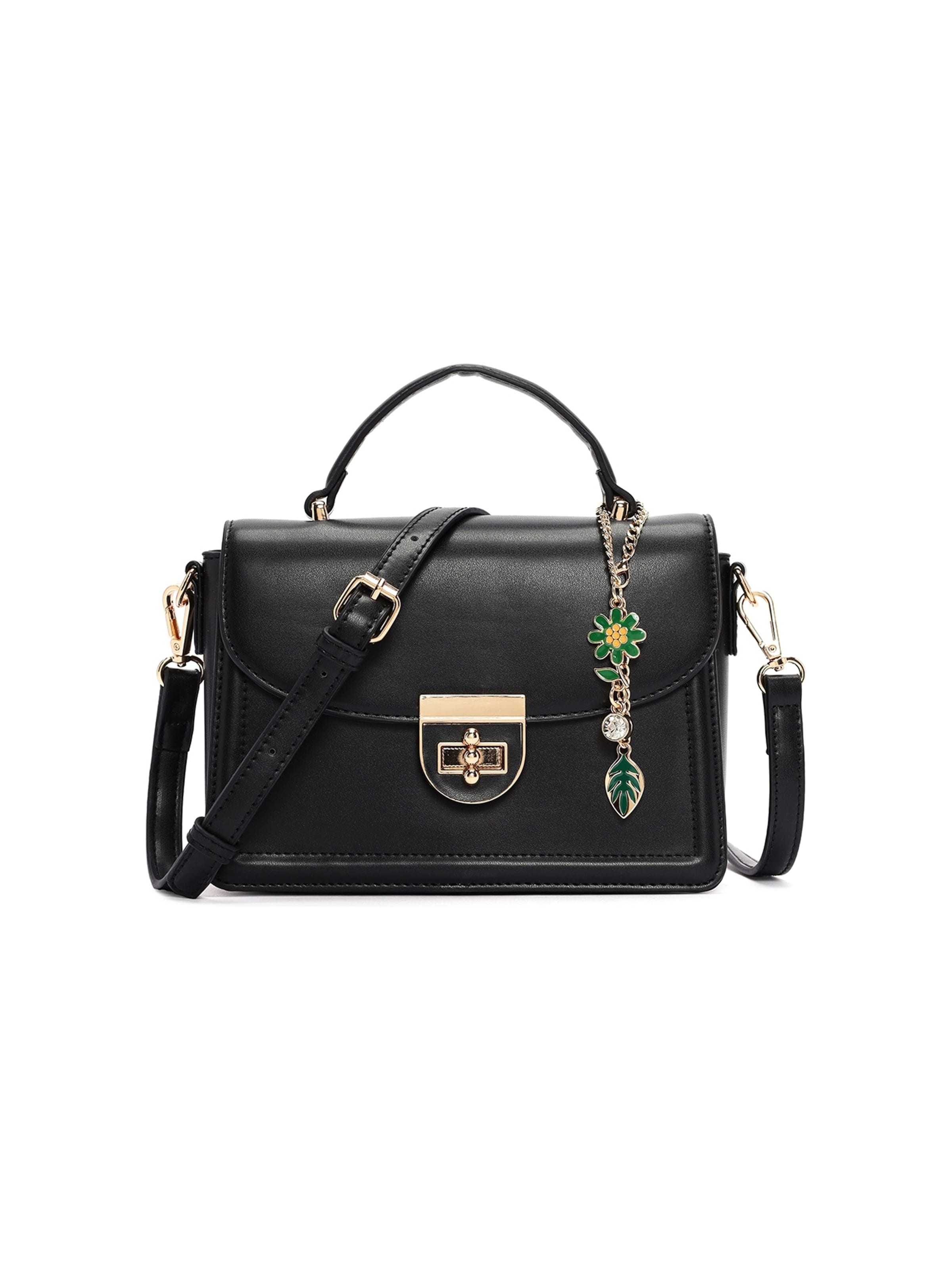 Derimod - Bolso de hombro en negro: frente