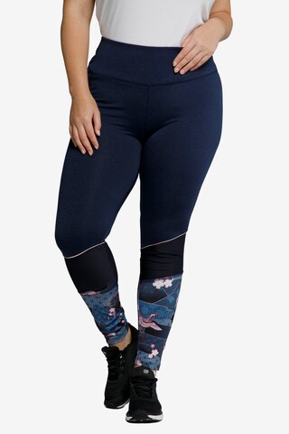 Ulla Popken Skinny Leggings in Blau: predná strana