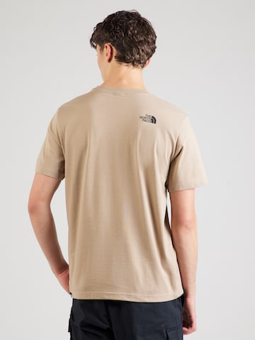 THE NORTH FACE Тениска в бежово