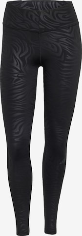 ADIDAS PERFORMANCE Skinny Urheiluhousut 'All Me Essentials' värissä musta: etupuoli