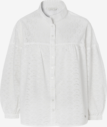 TATUUM Блуза 'IZEKI' в бяло: отпред