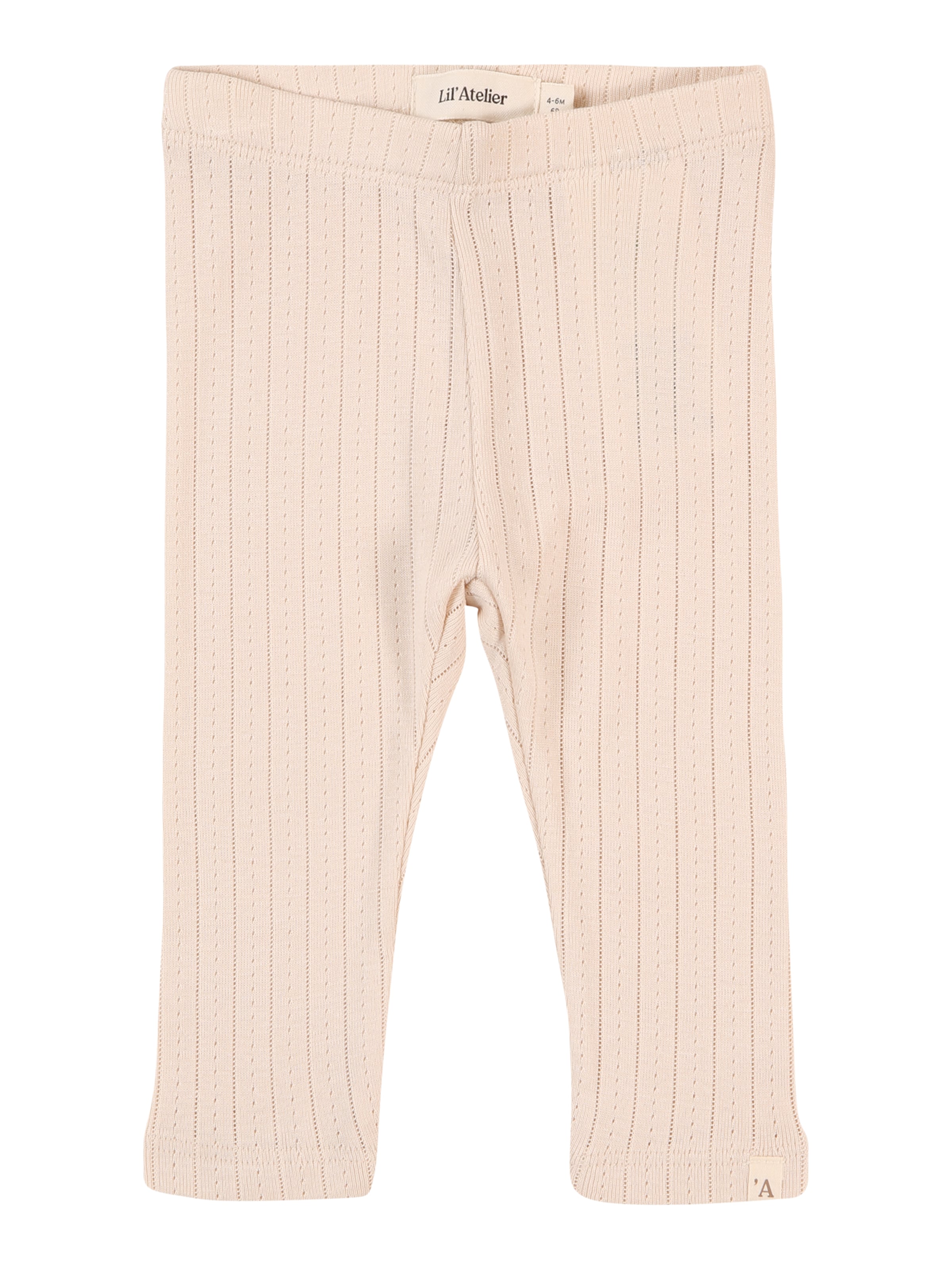 Coupe slim Leggings &#x27;NBFRachel&#x27; Lil&#x27;Atelier en beige : devant