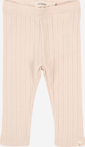 Leggings 'NBFRachel' Lil'Atelier en beige : devant