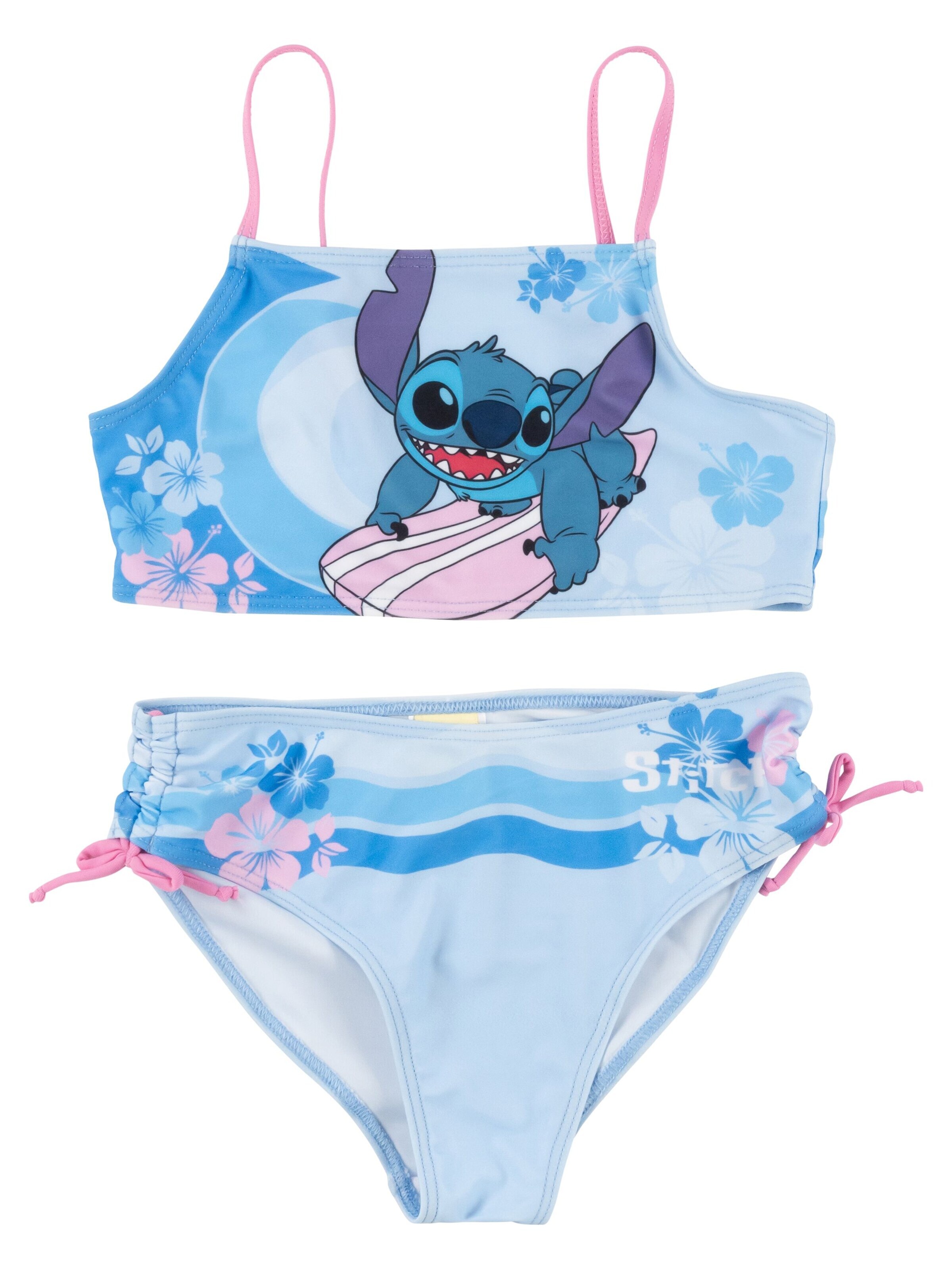 Disney Lilo & Stitch Bralette Bikini in Blue: front