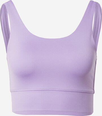 Bustier Soutien-gorge de sport 'Verbana' Hey Honey en violet : devant