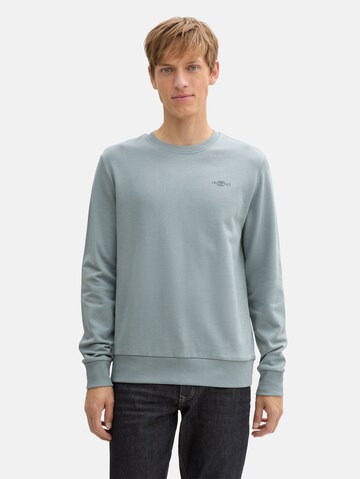 TOM TAILOR Sweatshirt in Green: front