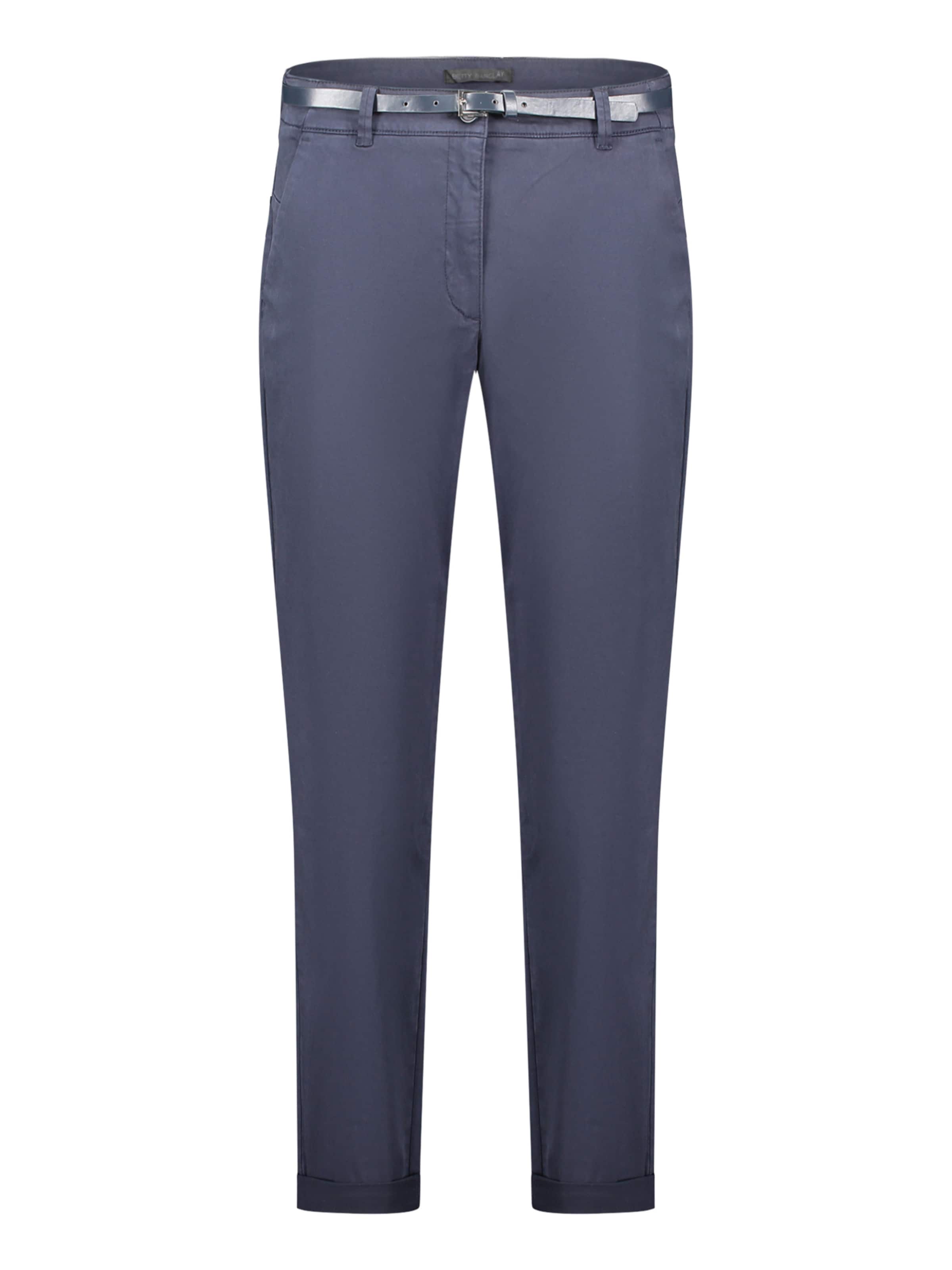 Betty Barclay Loose fit Chino trousers in Blue: front