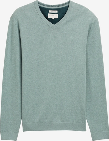 TOM TAILOR Sweater in Green: front