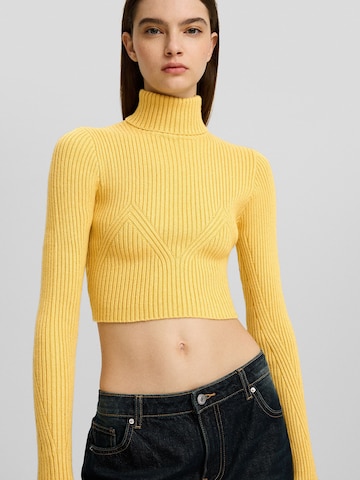 Bershka Sweater in Yellow