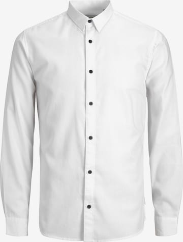 JACK & JONES Button Up Shirt 'ORION' in White: front