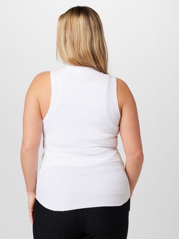 Cotton On Curve Top 'JONES' in White