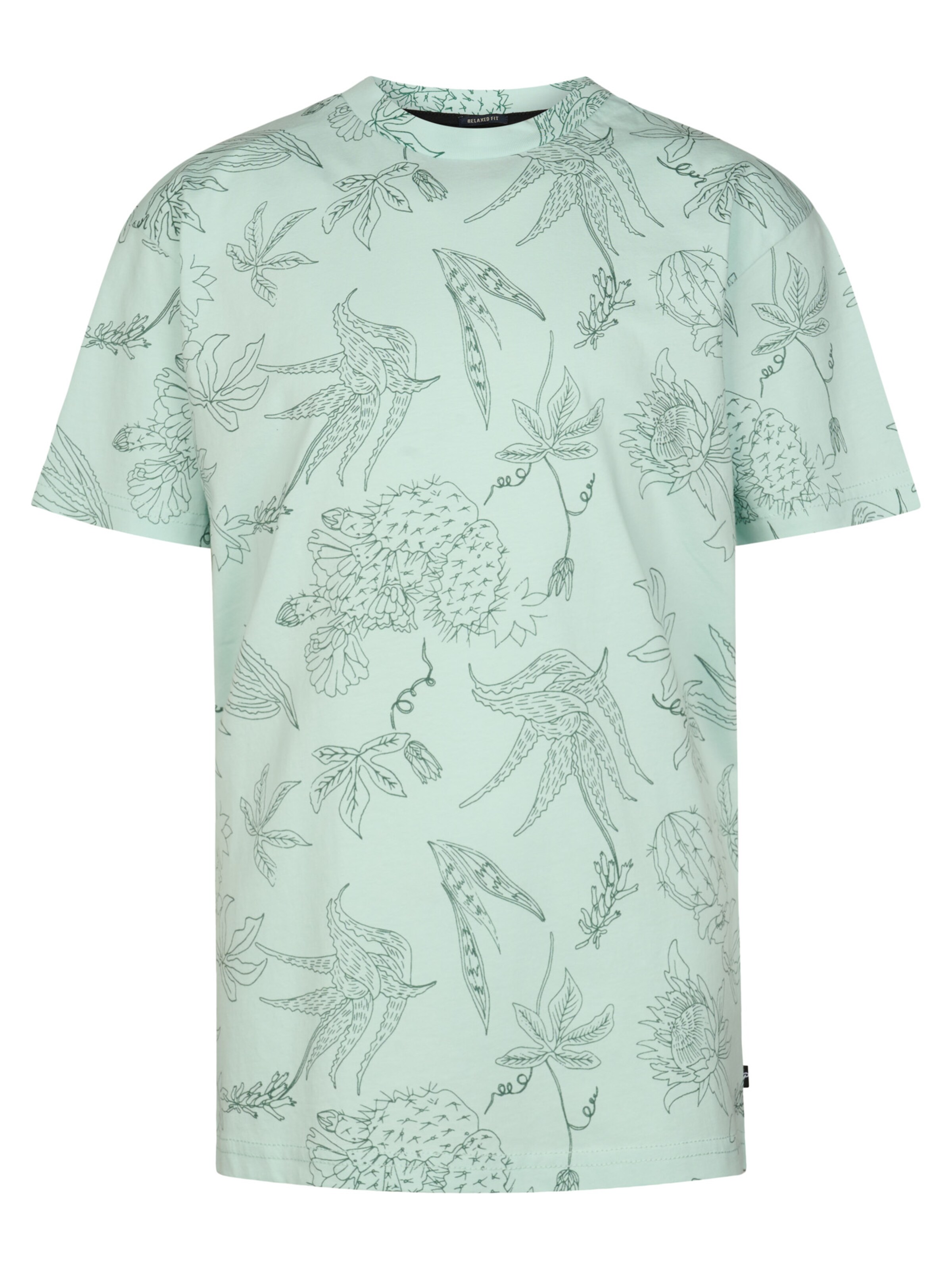 Petrol Industries Shirt 'Agave' in Groen: voorkant