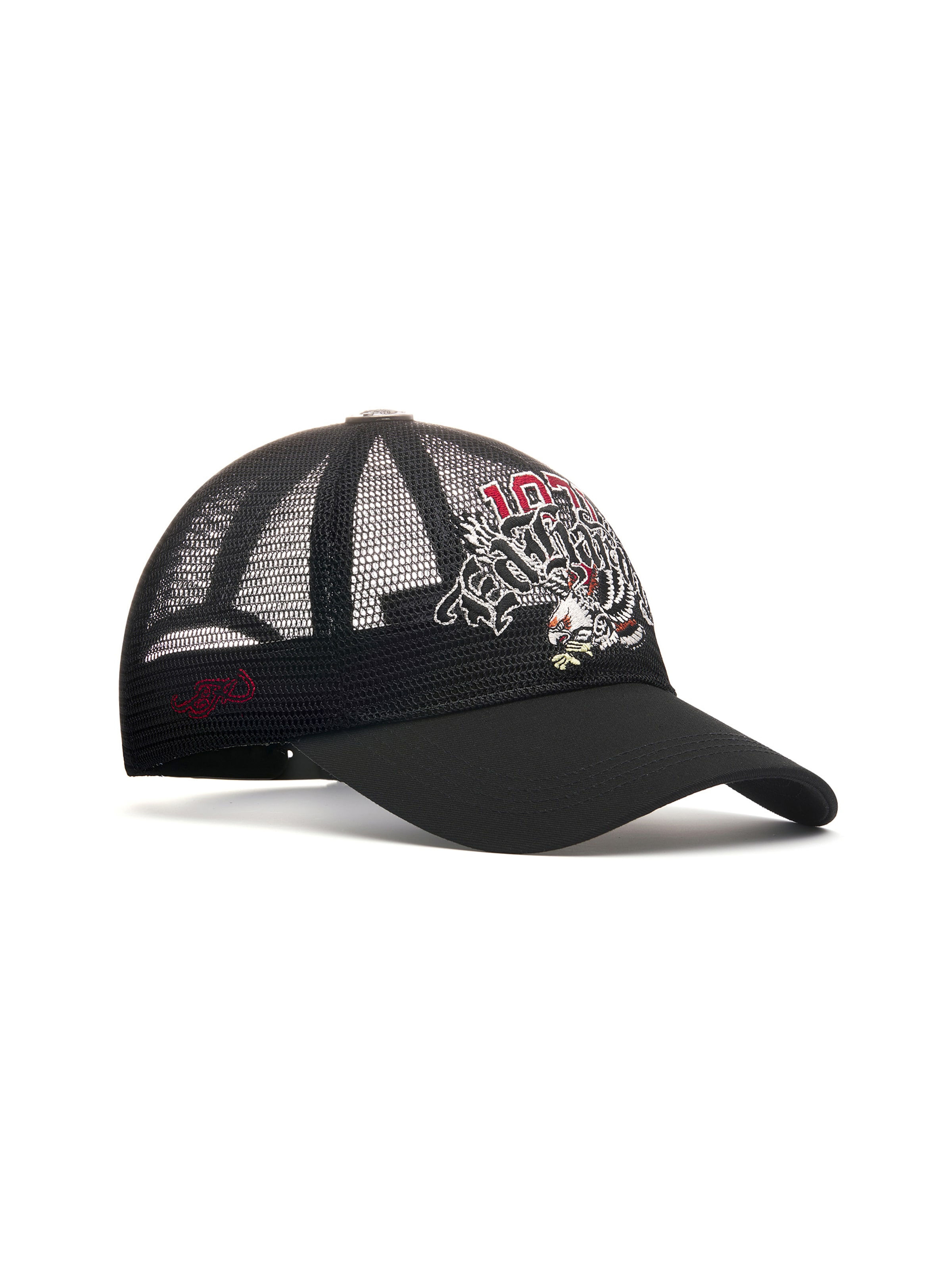 Ed Hardy Cap '1971 Soaring Eagle' in Schwarz