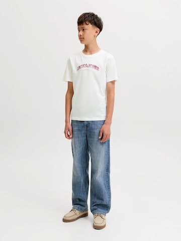 Jack & Jones Junior Tričko 'JJAvery' – bílá
