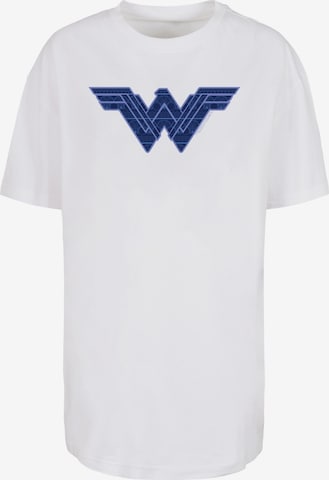 F4NT4STIC Oversizeshirt 'DC Comics Wonder Woman' in Weiß: predná strana