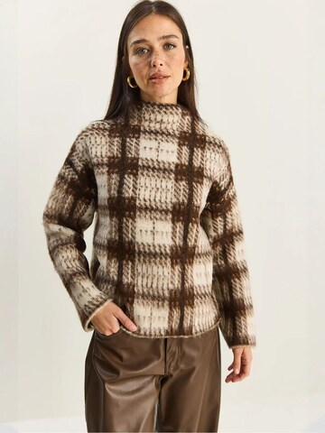 Bianco Lucci Sweater 'Pullover' in Beige